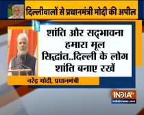 PM Modi appeals Delhiites to maintain peace| Dopahar 10| 20 February, 2020