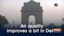 Air quality improves a bit in Delhi