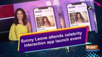 Sunny Leone attends celebrity interaction app launch event