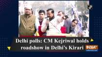 Delhi polls: CM Kejriwal holds roadshow in Delhi