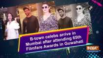 B-town celebs arrive in Mumbai after attending 65th Filmfare Awards in Guwahati