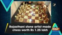 Rajasthani stone artist made chess worth Rs 1.25 lakh