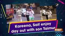 Kareena, Saif enjoy day out with son Taimur