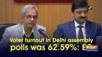 Voter turnout in Delhi assembly polls was 62.59%: EC