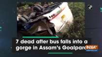7 dead after bus falls into a gorge in Assam