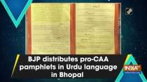 BJP distributes pro-CAA pamphlets in Urdu language in Bhopal