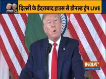 Delhi: US President Donald Trump interacts with business leaders