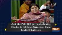 Just like Pak, WB govt not allowing Hindus to celebrate Saraswati Puja: Locket Chatterjee