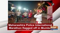 Maharashtra Police International Marathon flagged off in Mumbai