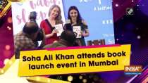 Soha Ali Khan attends book launch event in Mumbai