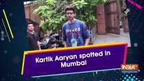 Kartik Aaryan spotted in Mumbai