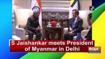 S Jaishankar meets President of Myanmar in Delhi