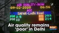 Air quality remains 