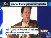 Pakistan PM Imran Khan attacks India over CAA