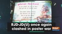 RJD-JD(U) once again clashed in poster war