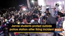 Jamia students protest outside police station after firing incident