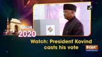 Watch: President Kovind casts his vote