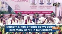Rajnath Singh attends convocation ceremony of NIT in Kurukshetra