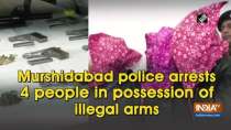 Murshidabad police arrests 4 people in possession of illegal arms