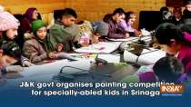 J-K govt organises painting competition for specially-abled kids in Srinagar