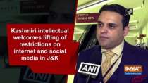 Kashmiri intellectual welcomes lifting of restrictions on internet and social media in J&K