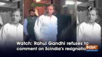 Watch: Rahul Gandhi refuses to comment on Scindia