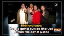 Nirbhaya case: People gather outside Tihar Jail to mark the day of justice