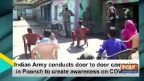 Indian Army conducts door to door campaign in Poonch to create awareness on COVID-19