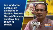 Law and order collapsed in Madhya Pradesh: Shivraj Chouhan on black flag shown to Scindia