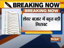 Sensex tanks more than 2100 points, Nifty hits 15-month low
