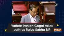 Watch: Ranjan Gogoi takes oath as Rajya Sabha MP