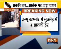 Jammu and Kashmir: Four terrorists killed by security forces at Dialgam village in Anantnag district