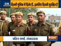 Delhi Police personnel who saved the life of nearly 150 people during bloody violence