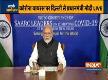 PM Modi leads India at the video conference of all SAARC member countries, over COVID19