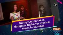 Sunny Leone takes daughter Nisha for musical event in Mumbai
