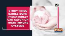 Study finds babies born prematurely can catch up their immune systems