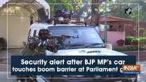 Security alert after BJP MP