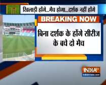 Remaining India vs South Africa ODIs to be played in empty stadiums due to coronavirus threat
