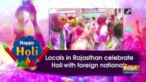 Locals in Rajasthan celebrate Holi with foreign nationals