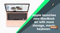 Apple launches new MacBook Air with more storage, magic keyboard