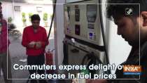 Commuters express delight over decrease in fuel prices