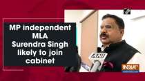 MP independent MLA Surendra Singh likely to join cabinet