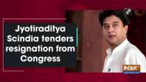 Jyotiraditya Scindia tenders resignation from Congress