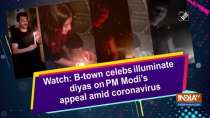 Watch: B-town celebs illuminate diyas on PM Modi