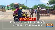 COVID-19: Police mark vehicles to identify essential service providers