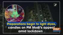 Preparations begin to light diyas, candles on PM Modi