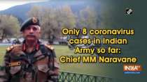 Only 8 coronavirus cases in Indian Army so far: Chief MM Naravane