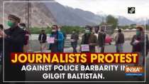 Journalists protest against Police barbarity in Gilgit amid COVID-19 outbreak