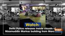Watch: Delhi Police releases inside visuals of Nizamuddin Markaz building from March 26