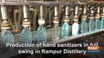 Production of hand sanitizers in full swing in Rampur Distillery